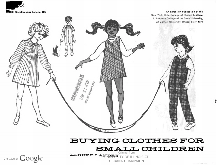 Selecting Clothes for Small Children