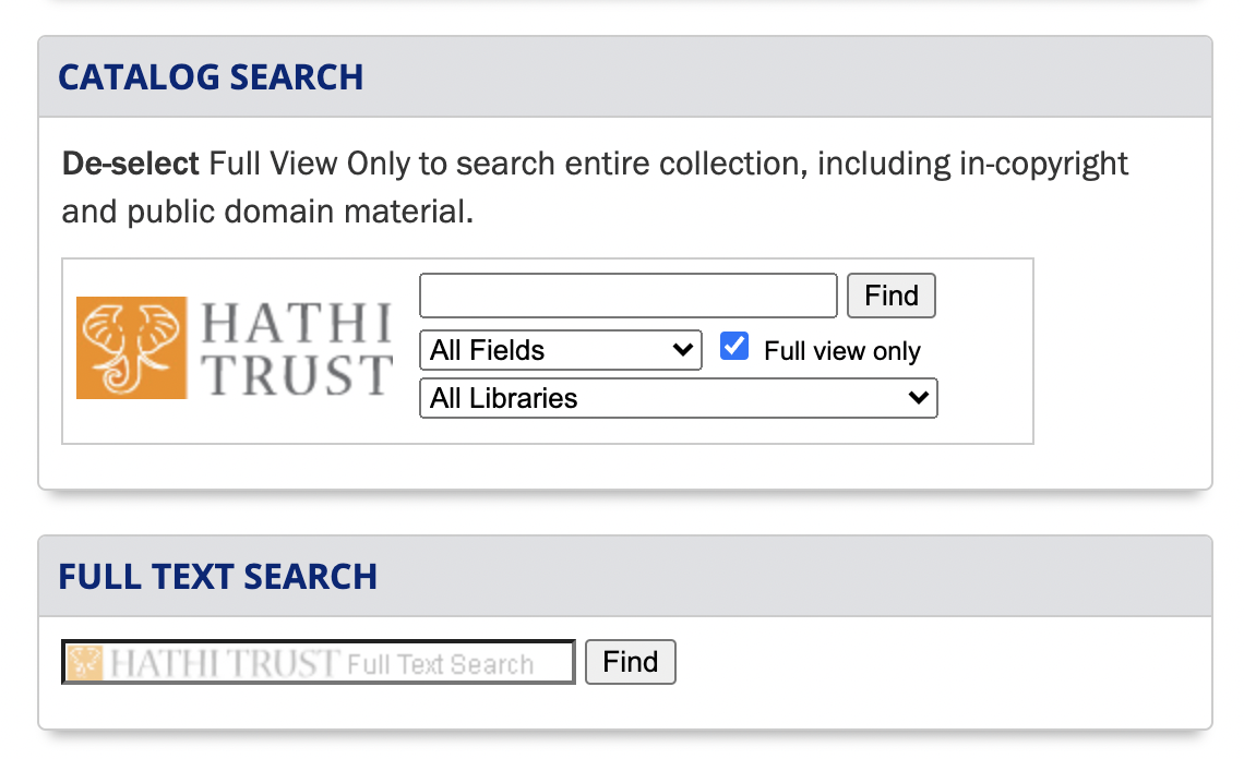 Catalog Search Widget